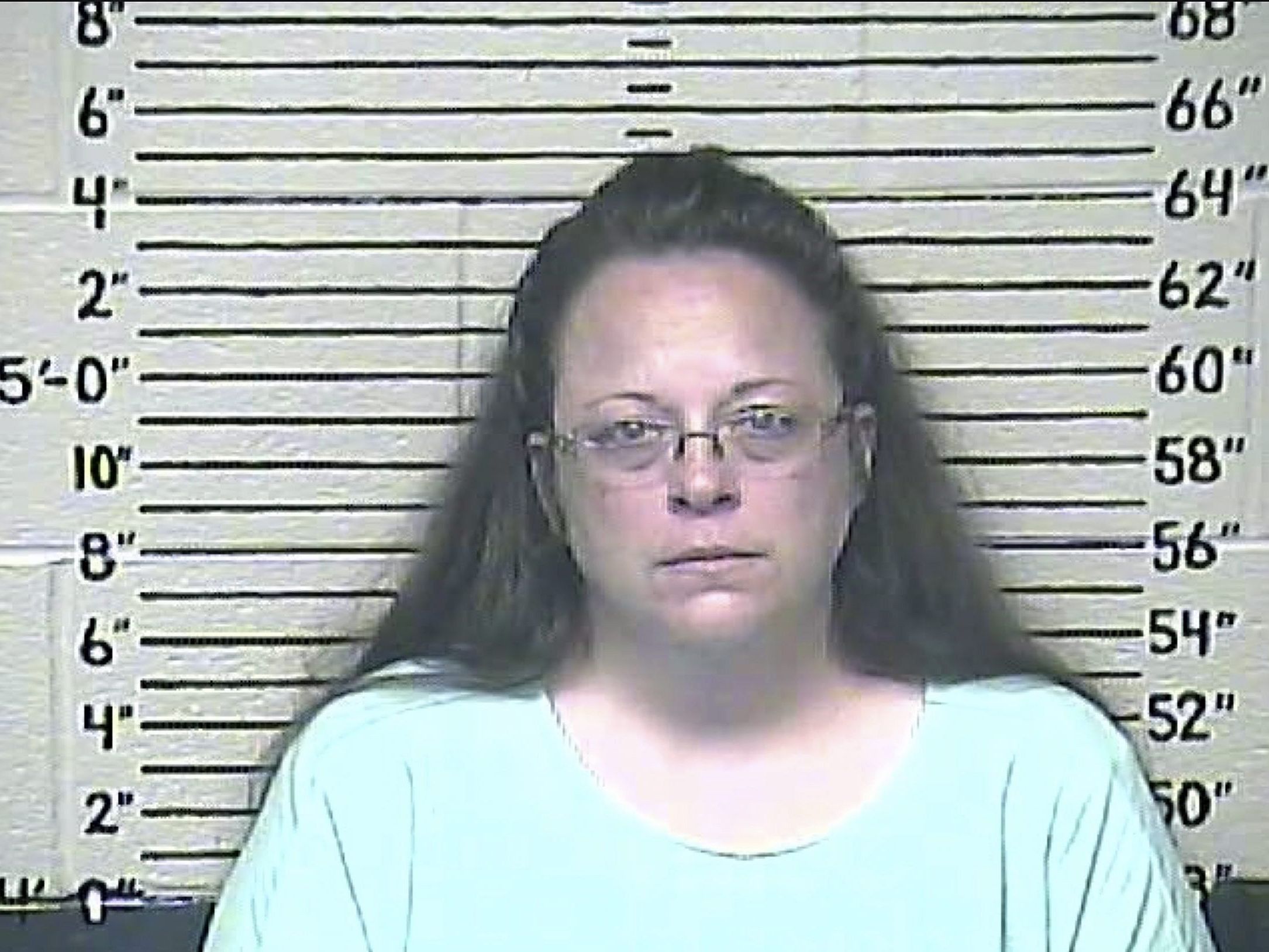 US-Standesbeamtin Kim Davis verweigerte Trauscheine für Homosexuelle. US-Standesbeamtin Kim Davis verweigerte Trauscheine für Homosexuelle.
