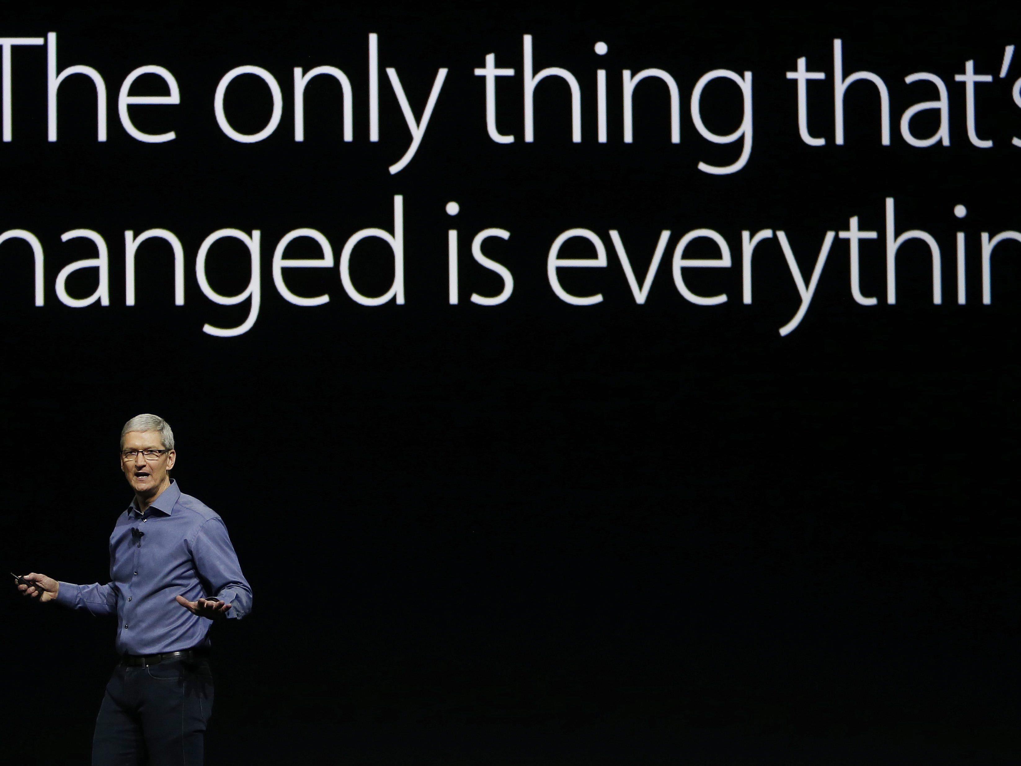 Neue iPhones und iPads - TV-Offensive und Weiterentwicklung der Apple Watch.