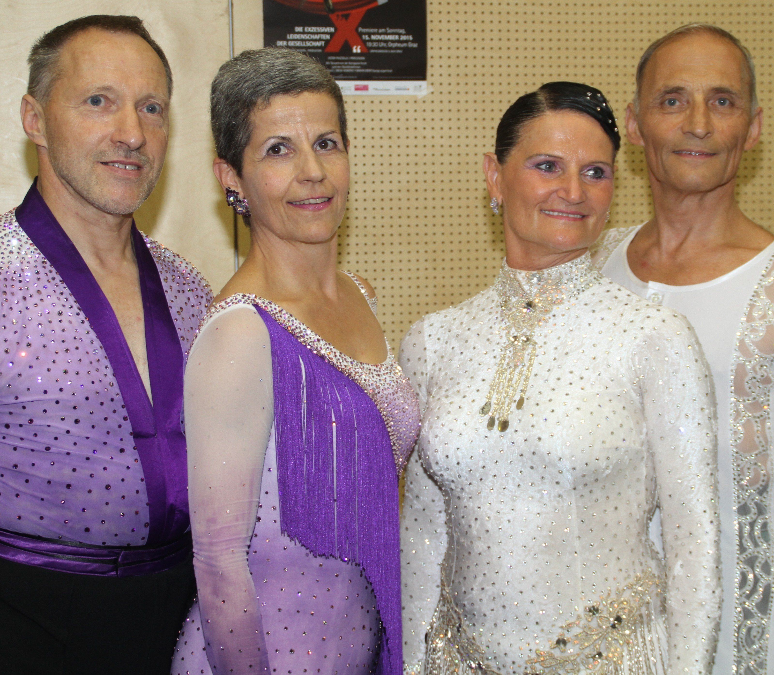 Zufriedene Gesichter: v.l.: Eugen+Barbara Kathan; Ria+Franz Steinbichler Zufriedene Gesichter: v.l.: Eugen+Barbara Kathan; Ria+Franz Steinbichler