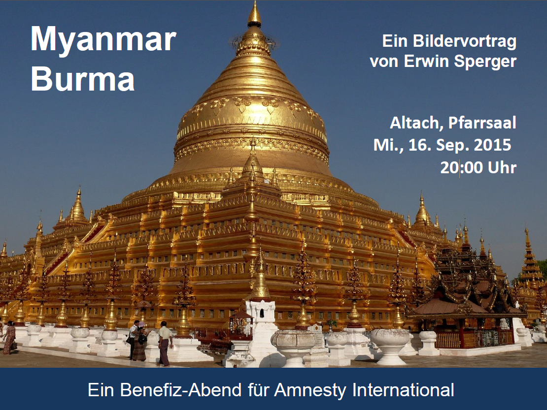 Myanmar - Burma / Ein Benefiz-Abend für Amnesty International