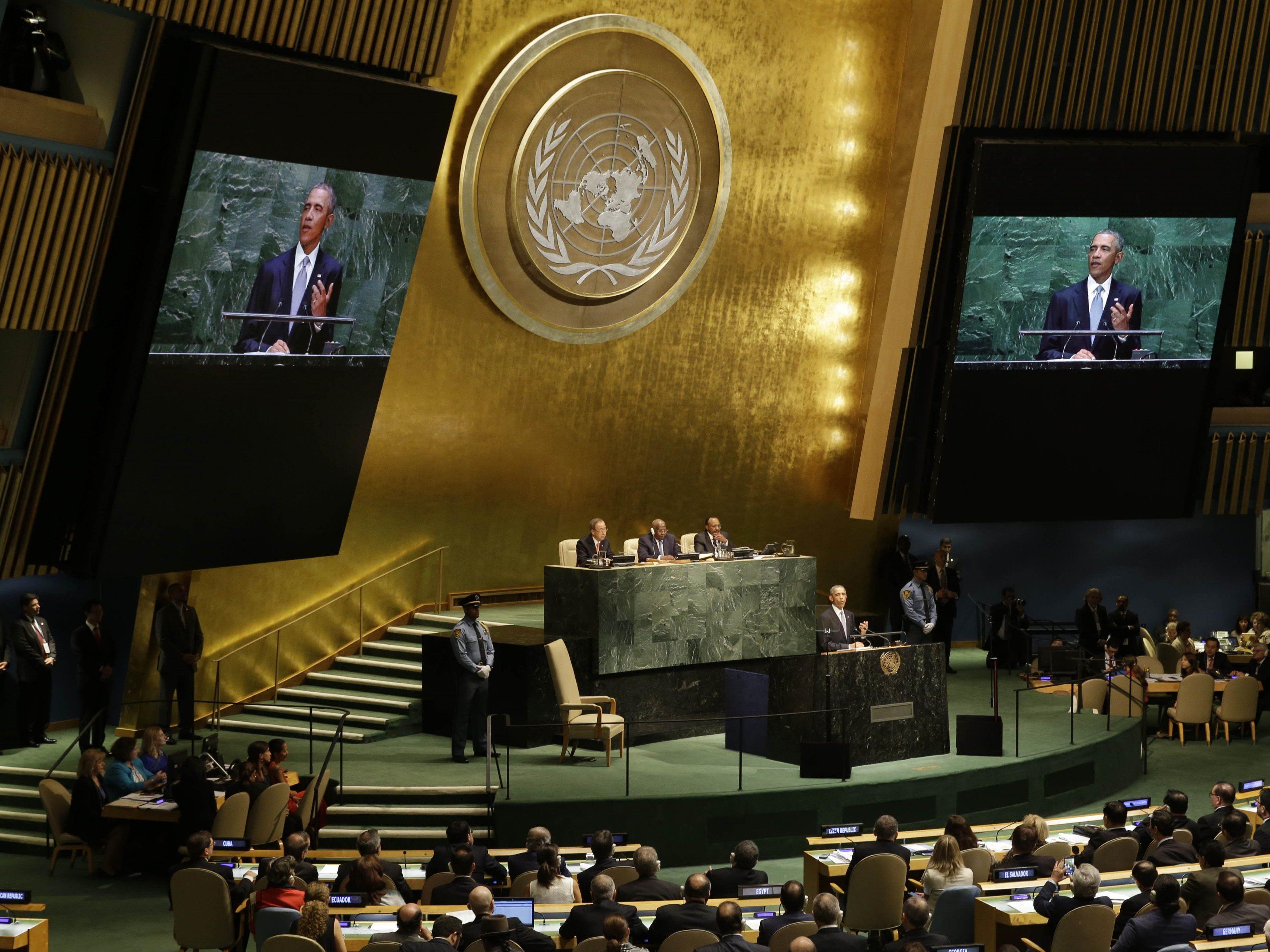 UNO-Generalversammlung 2015: Papst-Besuch, Nachhaltigkeitsgipfel, Generaldebatte.