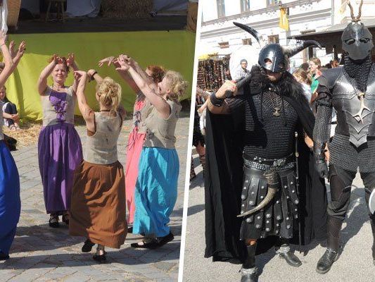 Beim Mittelalterfest in Eggeburg herrschte buntes Treiben. Beim Mittelalterfest in Eggeburg herrschte buntes Treiben.