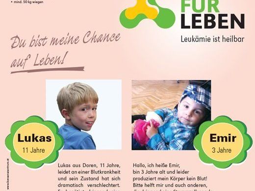 Leben retten! Typisierungsaktion in Bezau! Leben retten! Typisierungsaktion in Bezau!