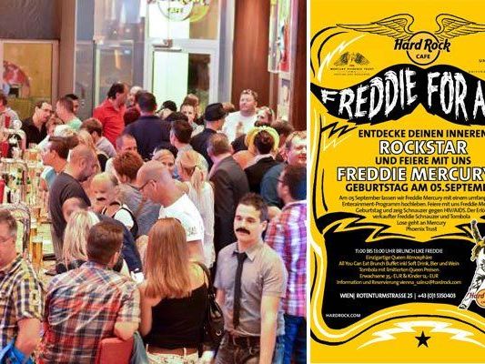 Auch in Wien wird zu Ehren Freddies gefeiert! Auch in Wien wird zu Ehren Freddies gefeiert!