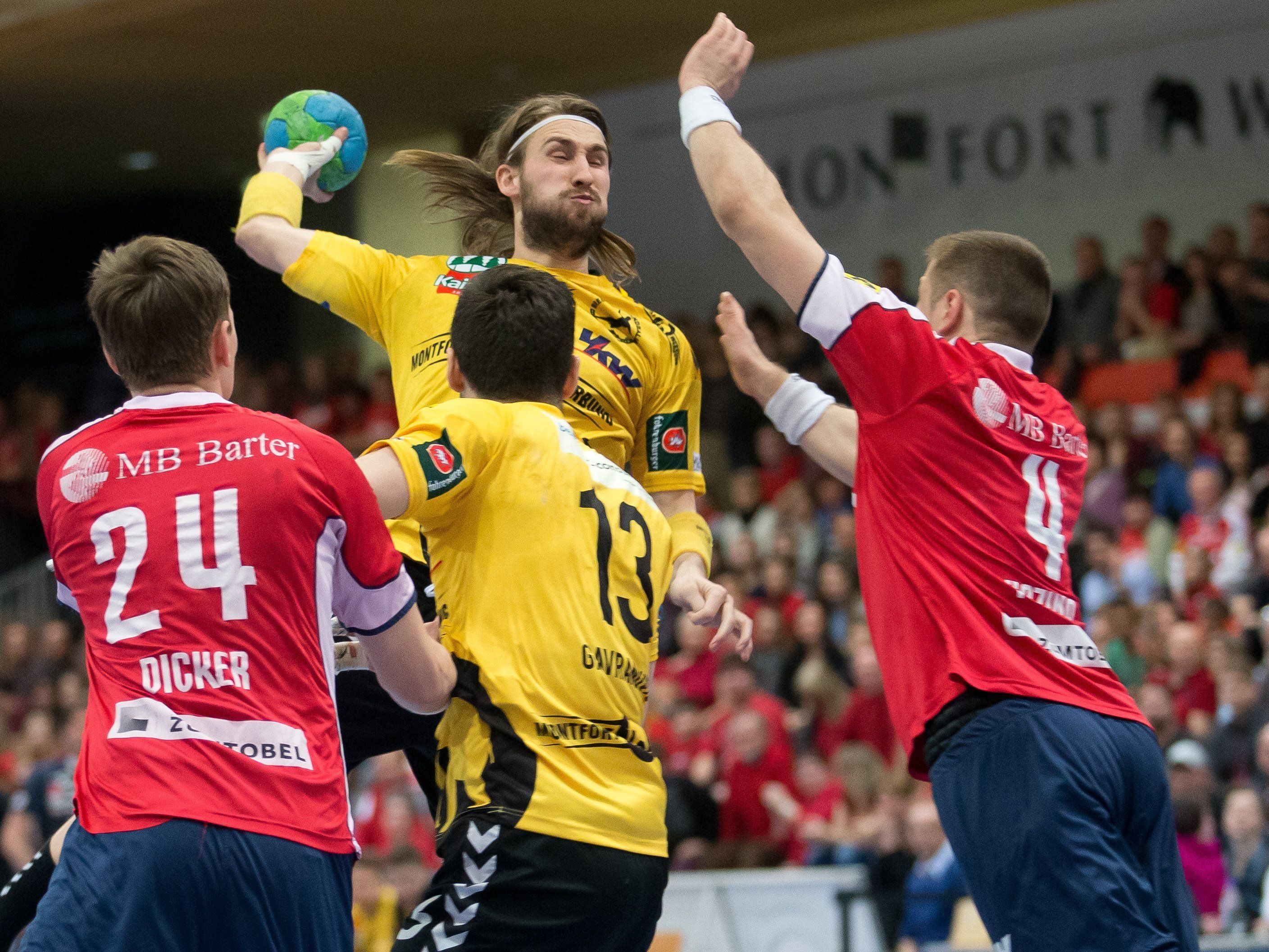 Ländle-Duell in der HLA: Bregenz trifft auf Hard. Ländle-Duell in der HLA: Bregenz trifft auf Hard.