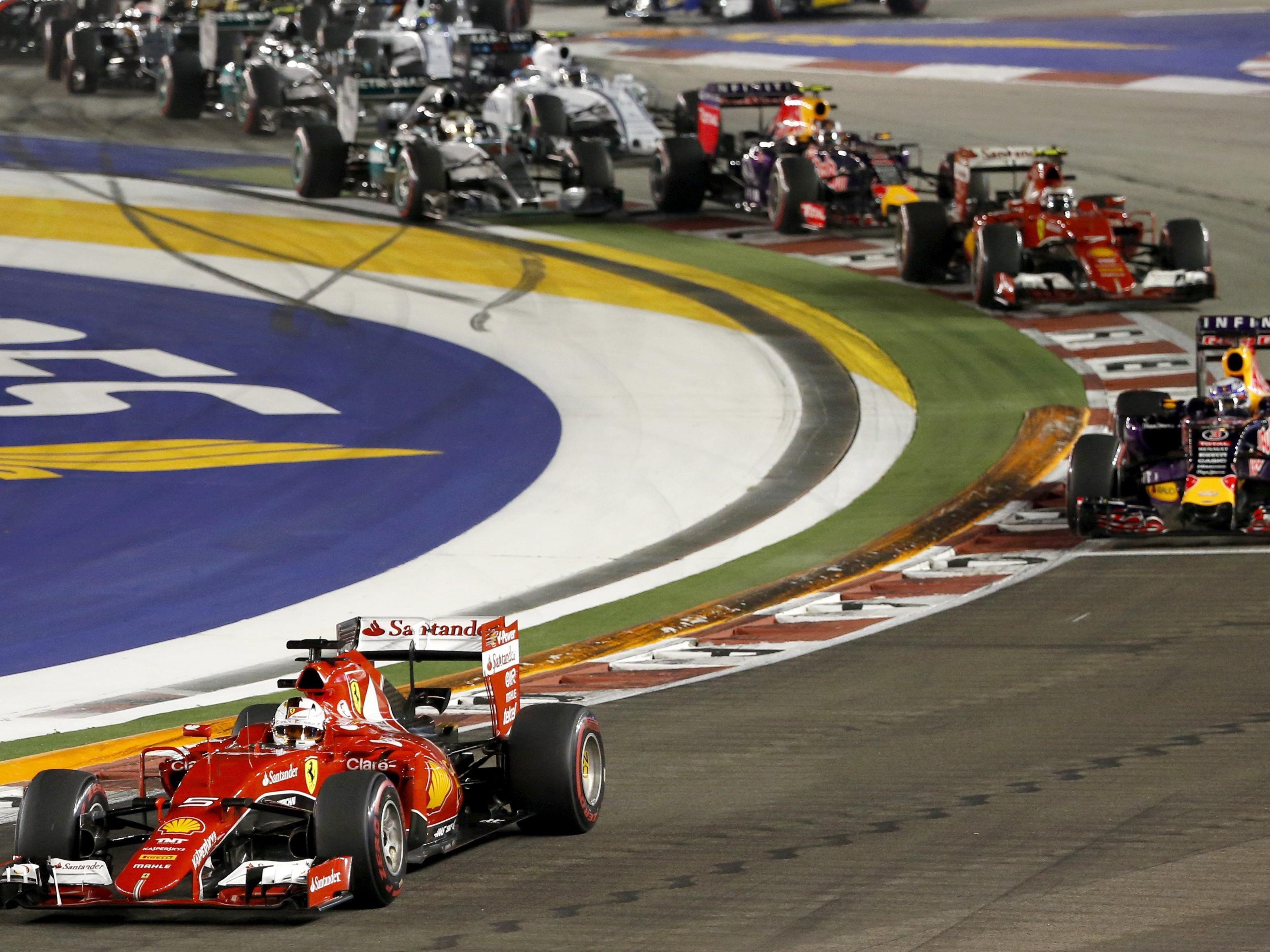 Sebastian Vettel war im Nachtrennen von Singapur der wachste.