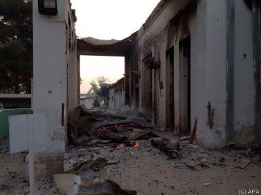 Das Spital in Kunduz wurde stark zerstört Das Spital in Kunduz wurde stark zerstört