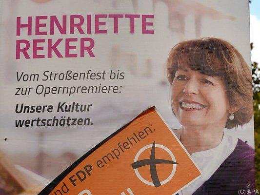 Reker wurde von CDU, FDP und Grünen unterstützt