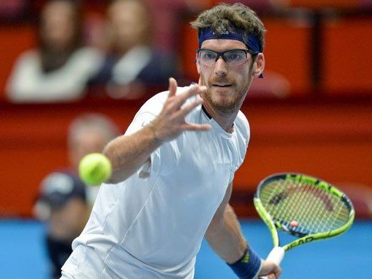 Gerald Melzer musste sich gegen Jiri Vesely geschlagen geben. Gerald Melzer musste sich gegen Jiri Vesely geschlagen geben.