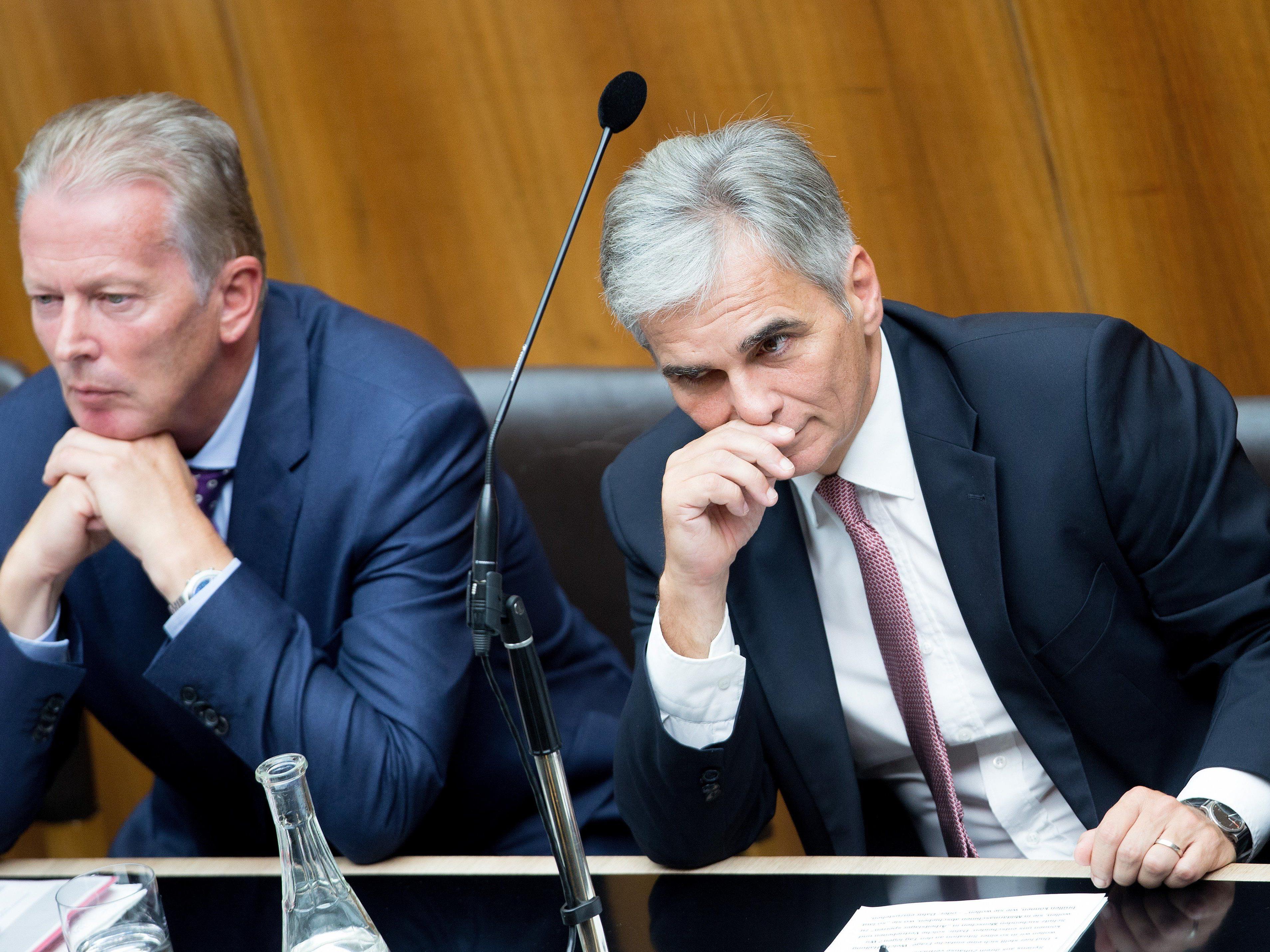 Mitterlehner stellt SPÖ Rute ins Fenster - auch wenn ihm der "Begriff nicht gefällt".