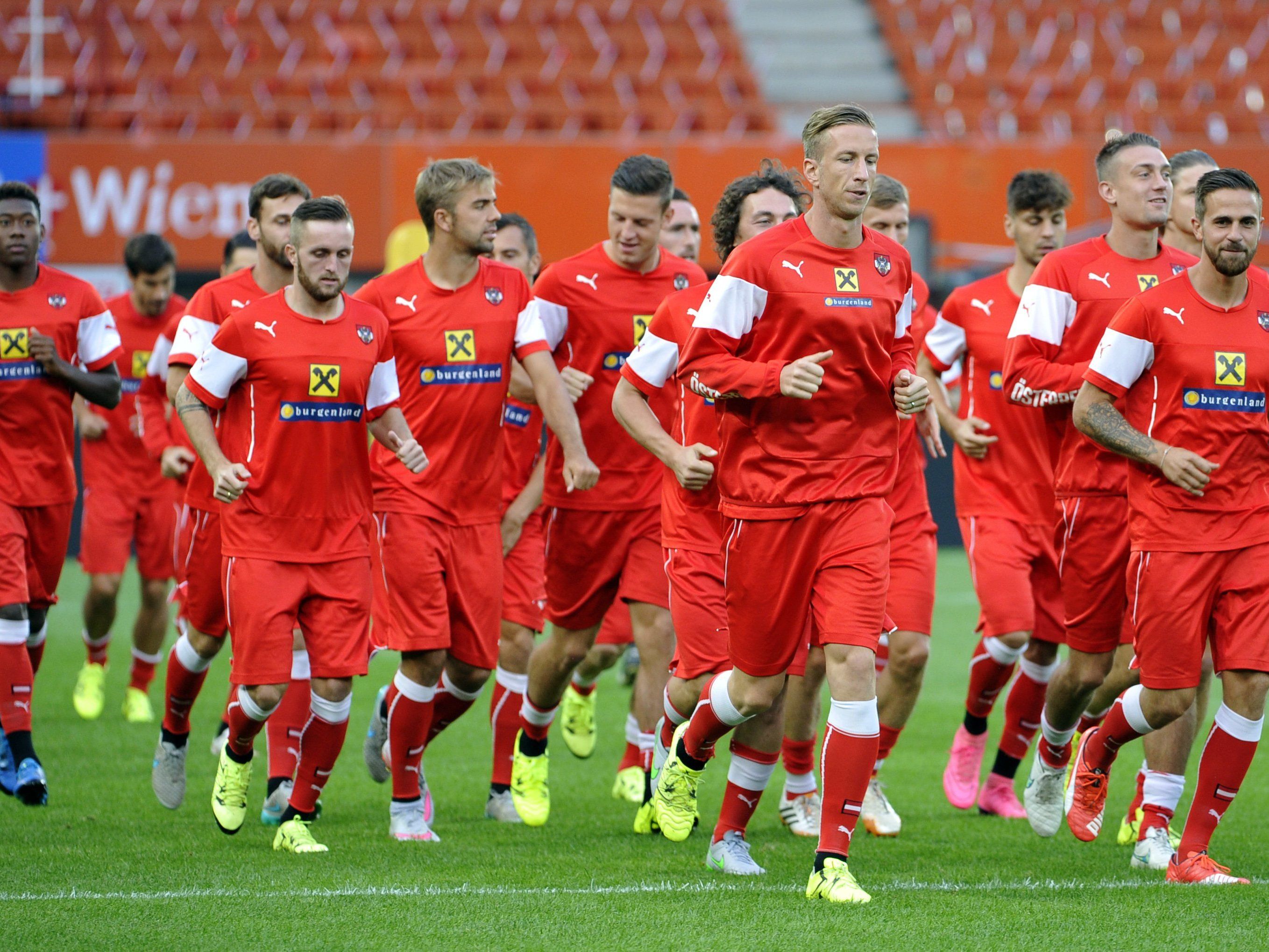 Das ÖFB-Team will auch die beiden letzten EM-Qualifikationsspiele gewinnen. Das ÖFB-Team will auch die beiden letzten EM-Qualifikationsspiele gewinnen.