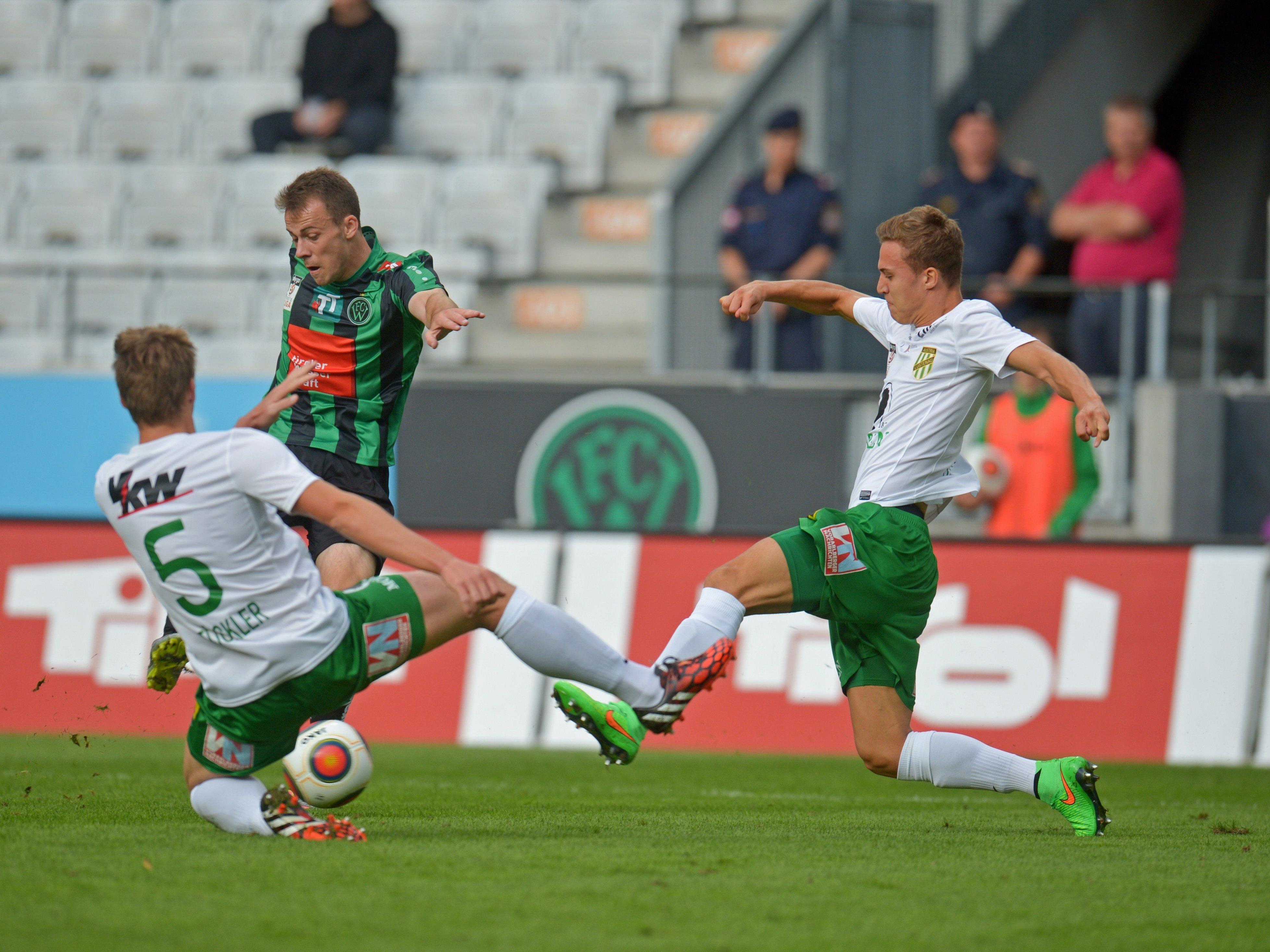 Das erste Saison-Duell hat die Lustenauer Austria in Innsbruck mit 0:1 verloren.