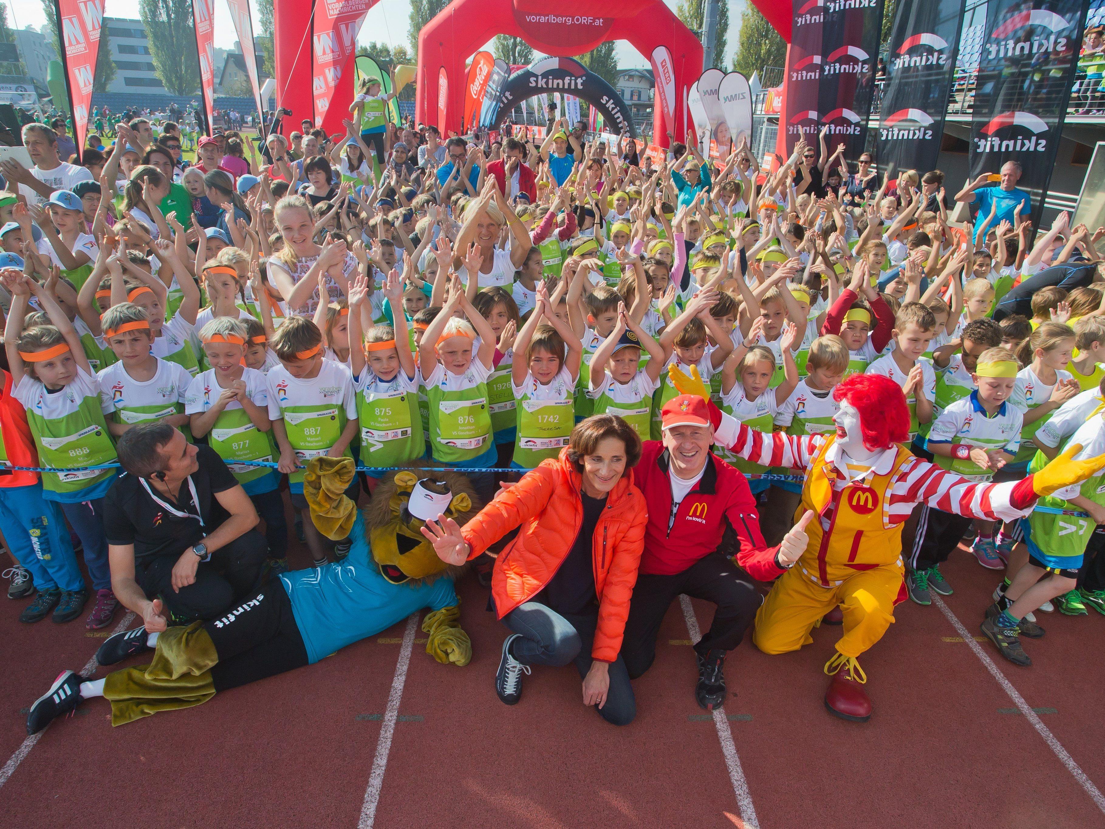 Das war der "Vorarlberg bewegt"-Kindermarathon 2015 in Bregenz.