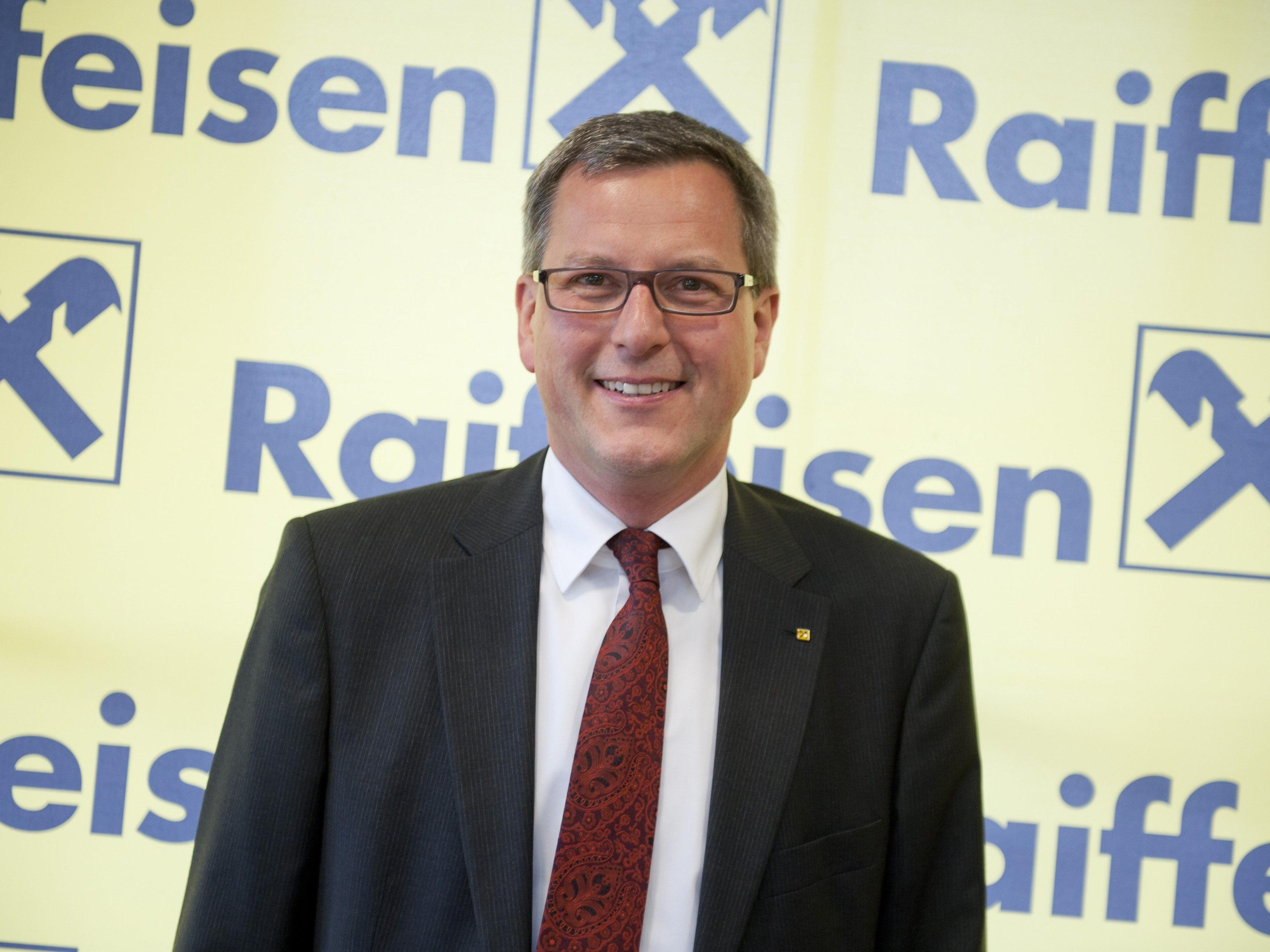 Johannes Ortner wird Vorstandsvorsitzender der Raiffeisen-Landesbank Tirol.