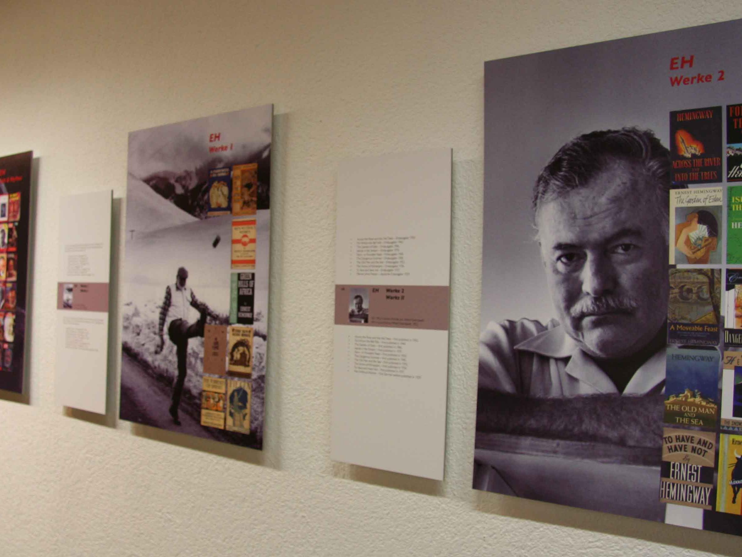 Hemingways Leidenschaft zum Montafon spiegelt sich in zahlreichen Schriftstücken und der Ausstellung wieder.