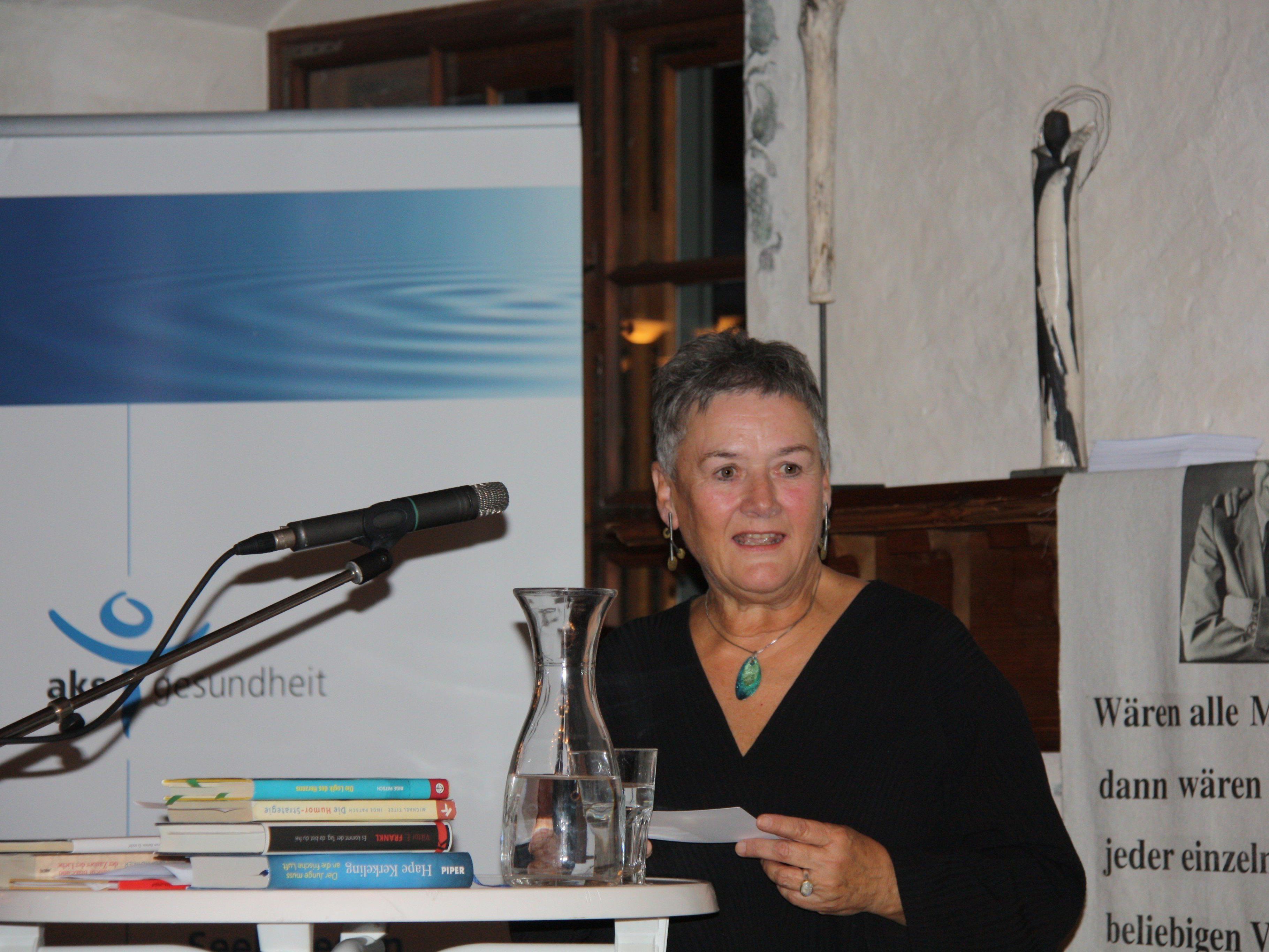 Logotherapeutin und Buchautorin Inge Patsch