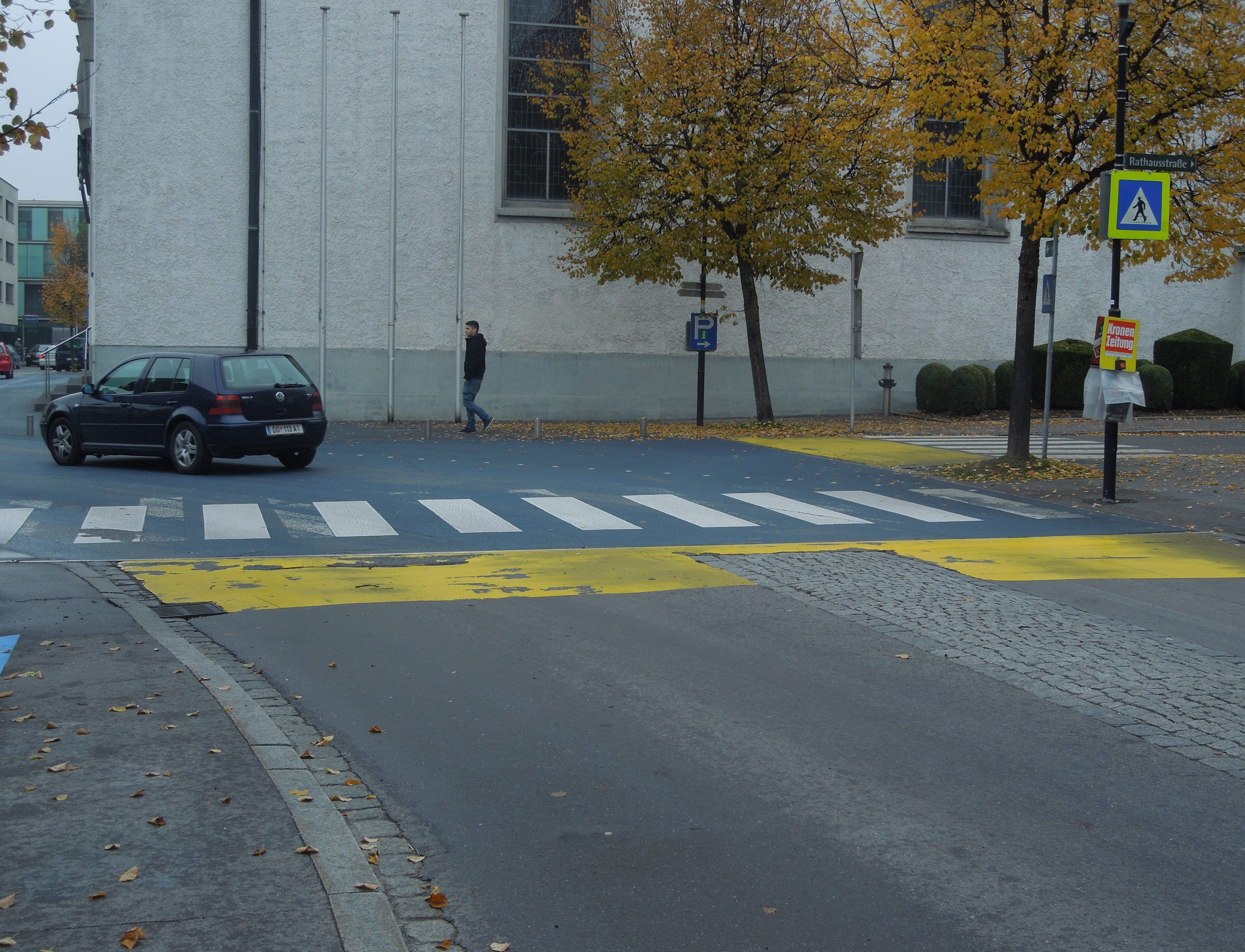 Die Sicherheitswache hat die Situation an der Kaiser Franz Josef Straße überprüft. Die Sicherheitswache hat die Situation an der Kaiser Franz Josef Straße überprüft.