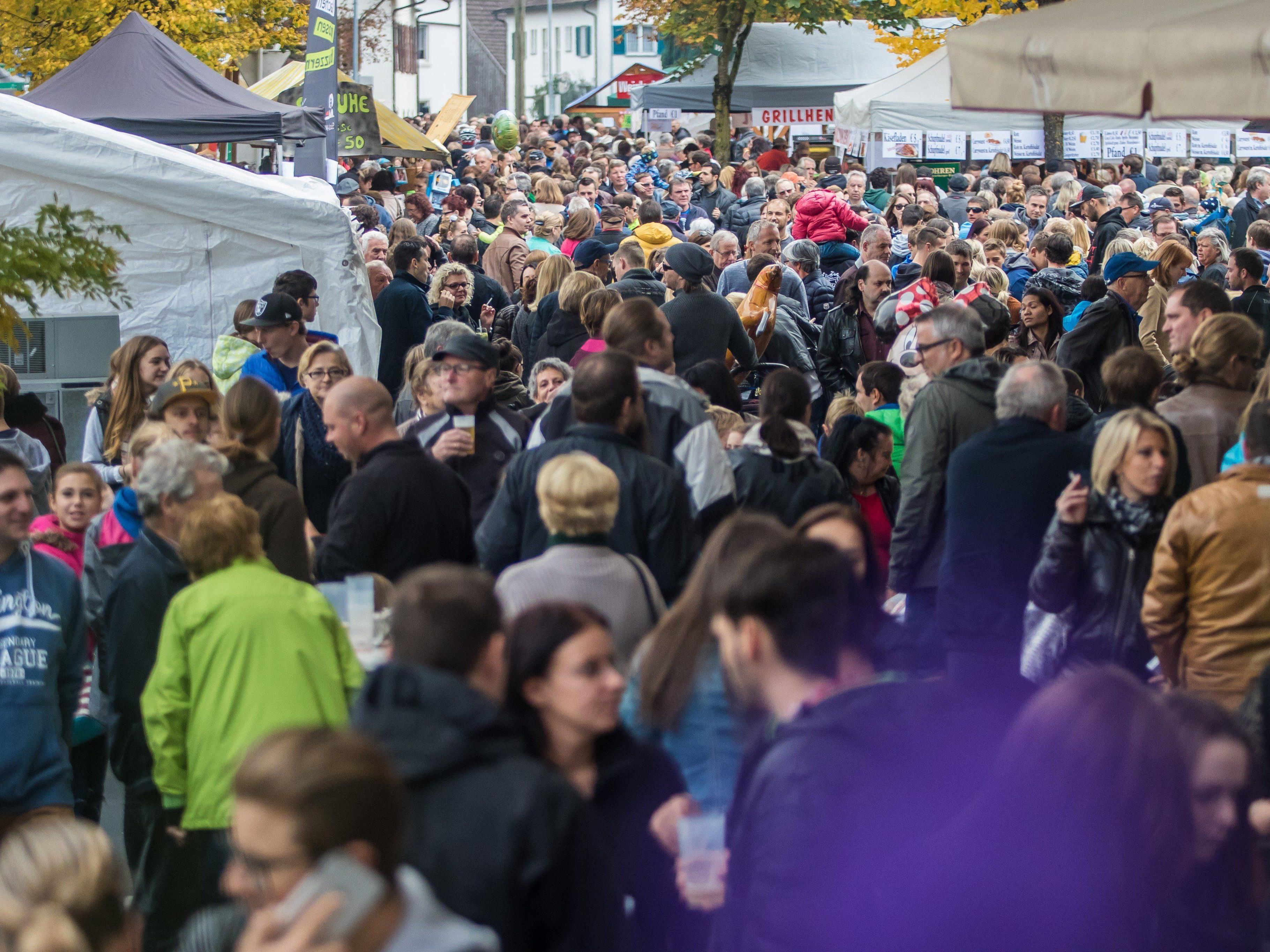 Die Kilbi lockte tausende Besucher nach Lustenau.