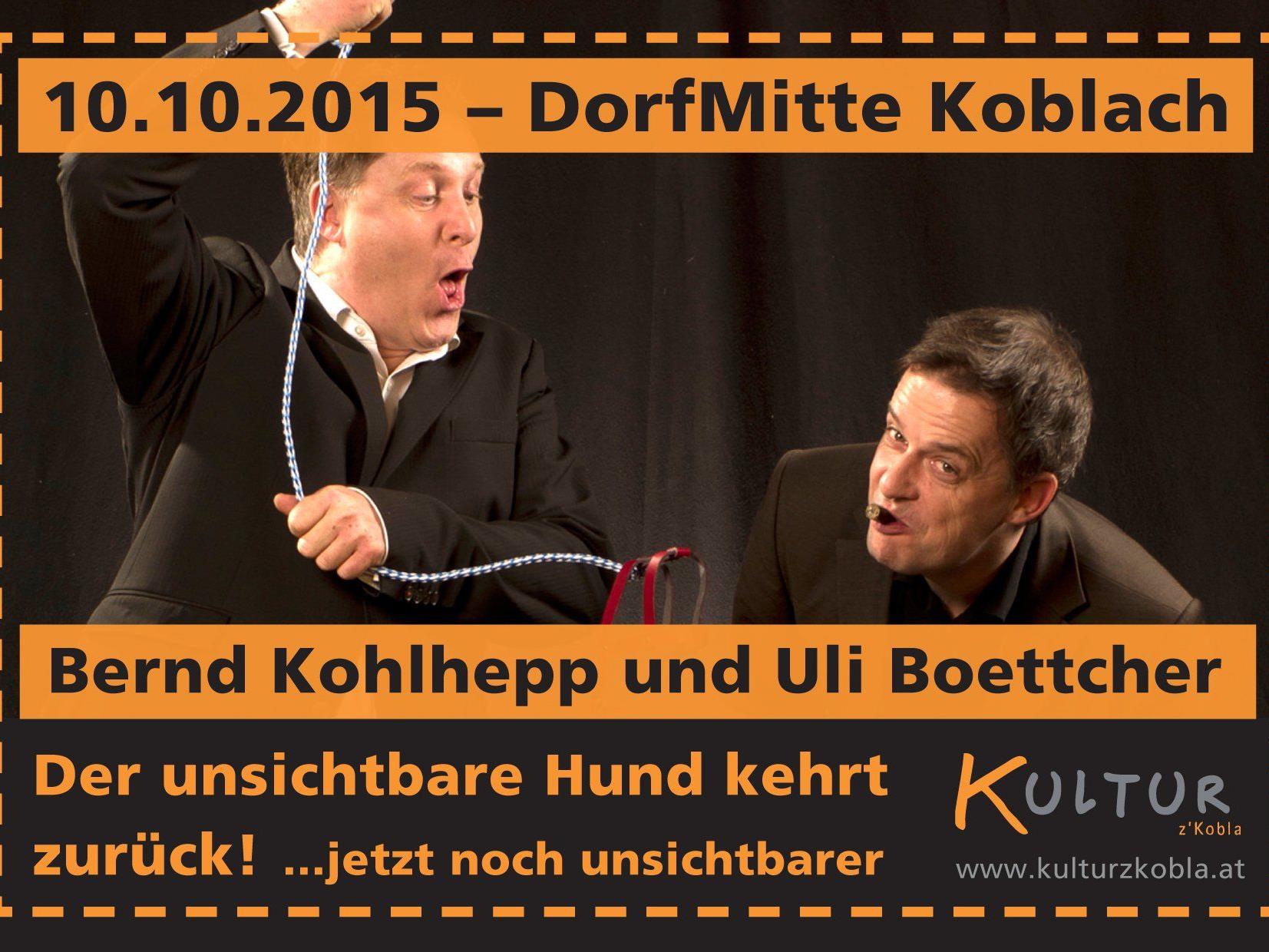 Uli Boettcher und Bernd Kohlhepp sind als Duo mehr als nur doppelt gut.