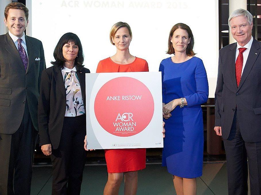 Der ACR Woman Award ging an die Maschinenbauingenieurin Anke Ristow von V-Research