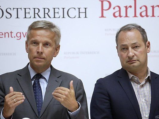 Klubobmänner Lopatka und Schieder Klubobmänner Lopatka und Schieder