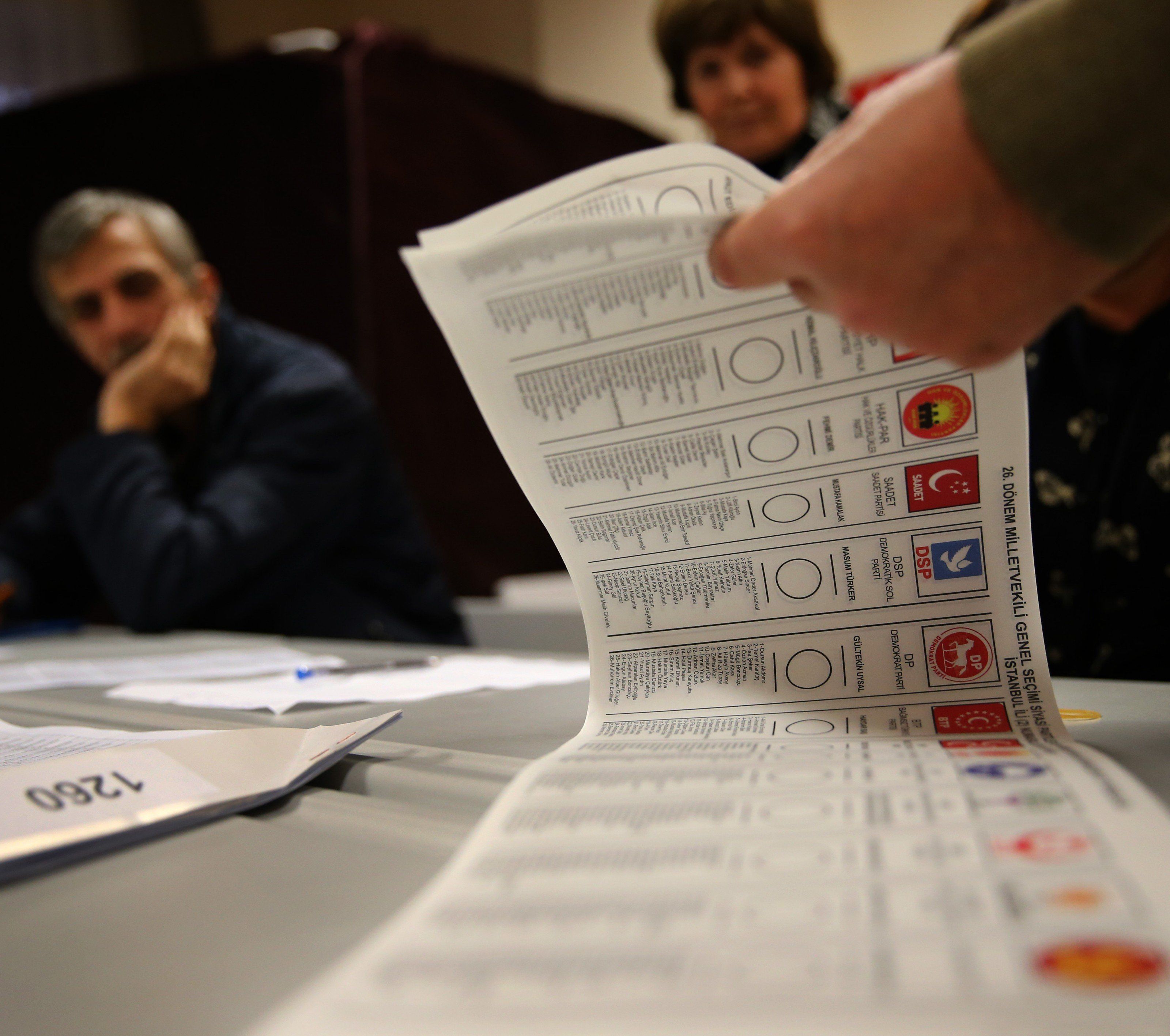 Laut ersten Berichten soll die AKP die absolute Mandatsmehrheit erreicht haben. Laut ersten Berichten soll die AKP die absolute Mandatsmehrheit erreicht haben.