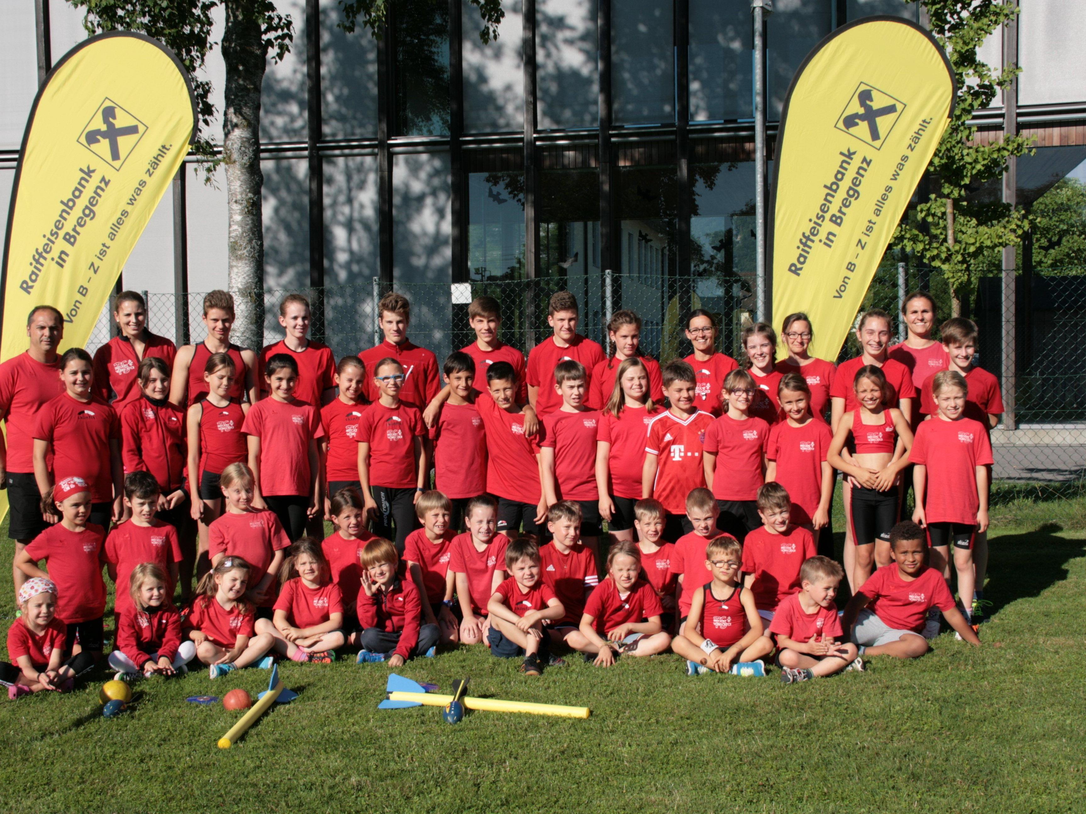 Die Leichtathleten der TS Bregenz-Vorkloster feierten im VLV-Nachwuchscup den zweiten Rang.