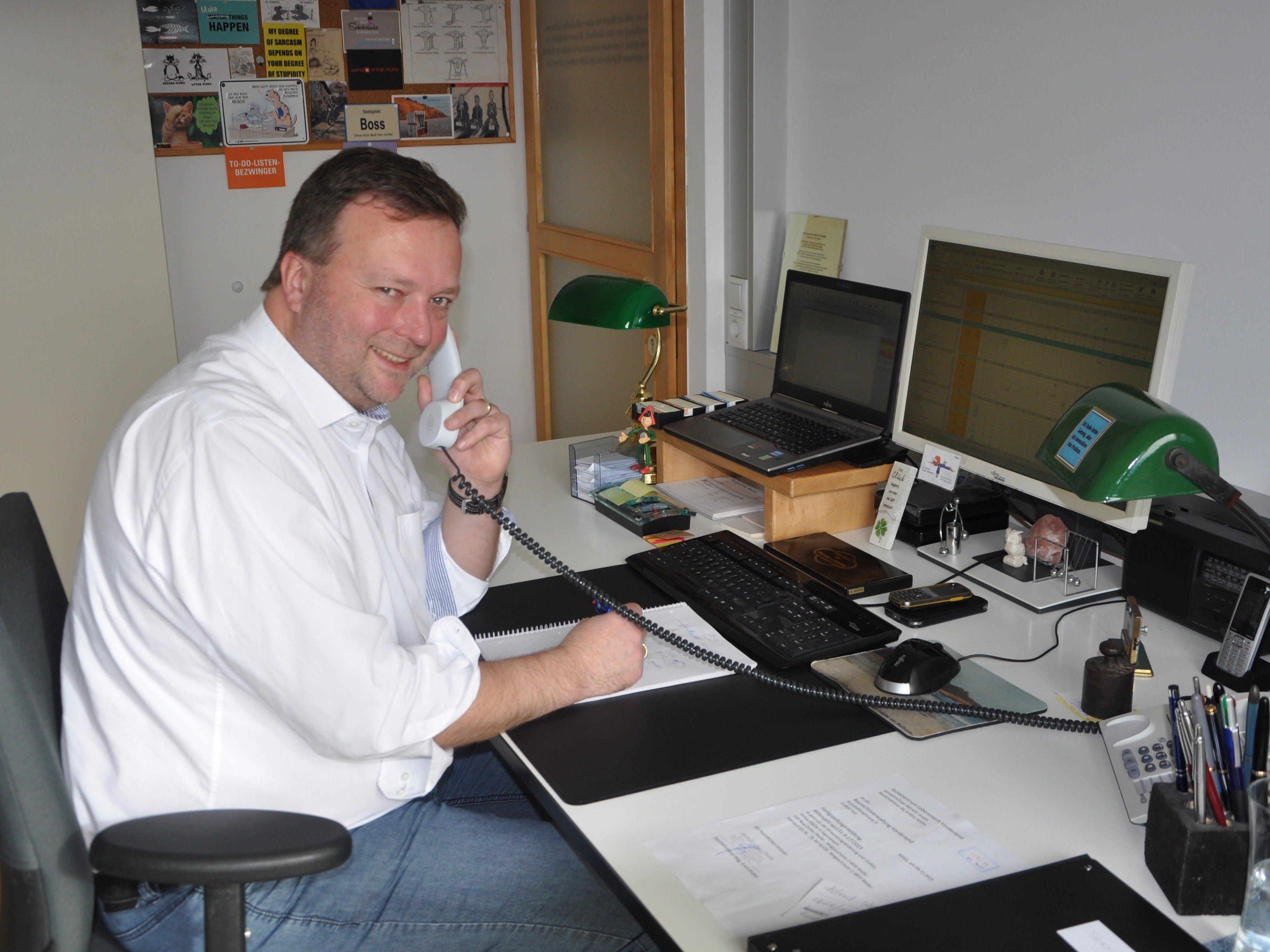 Erich Gruber ist der Geschäftsführer im Sozialzentrum Vorderlandhus in Röthis.