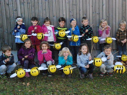 Bienengruppe des Kindergarten Düns.