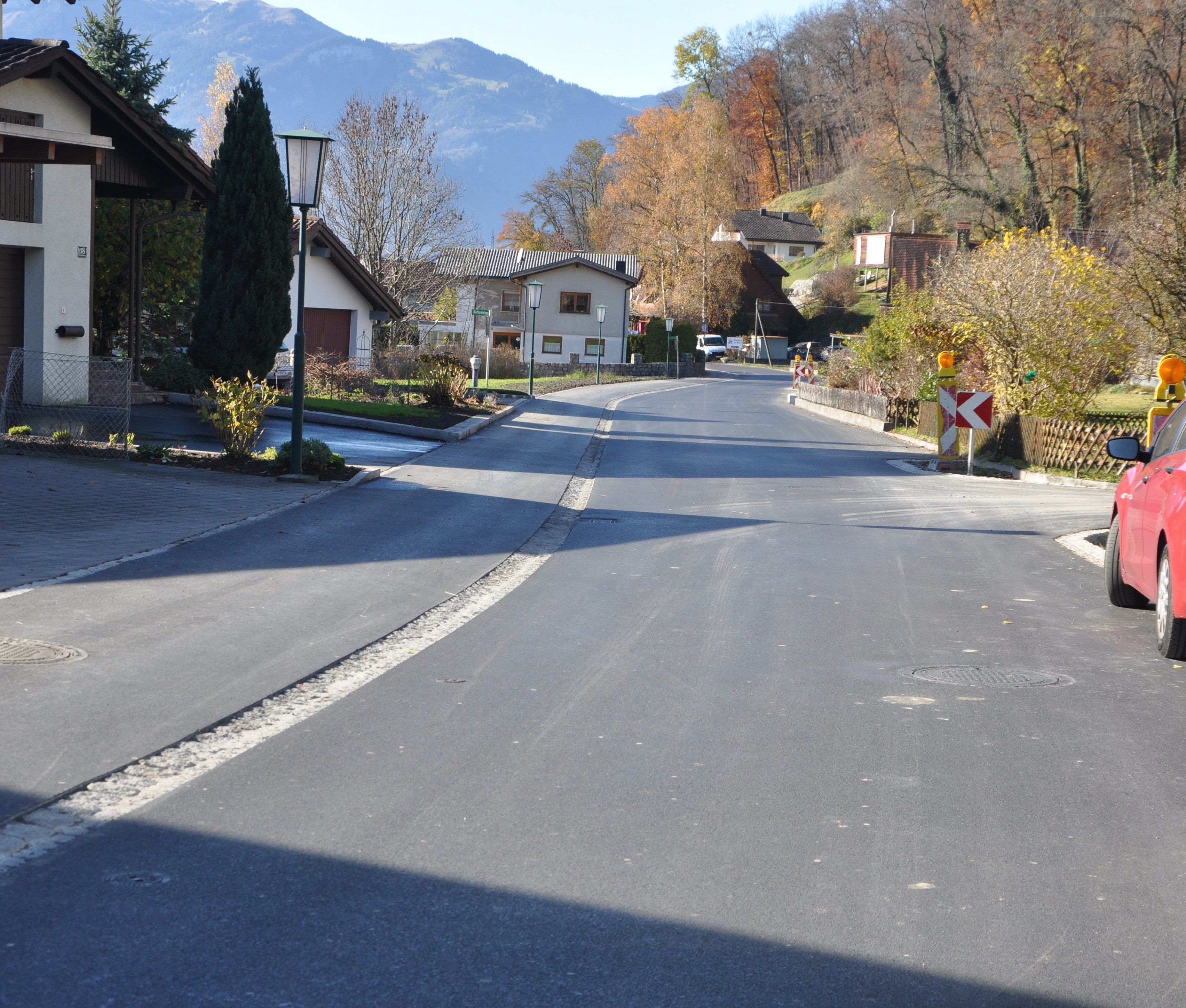 Der untere Sattelberg ist wieder für den Verkehr frei gegeben.