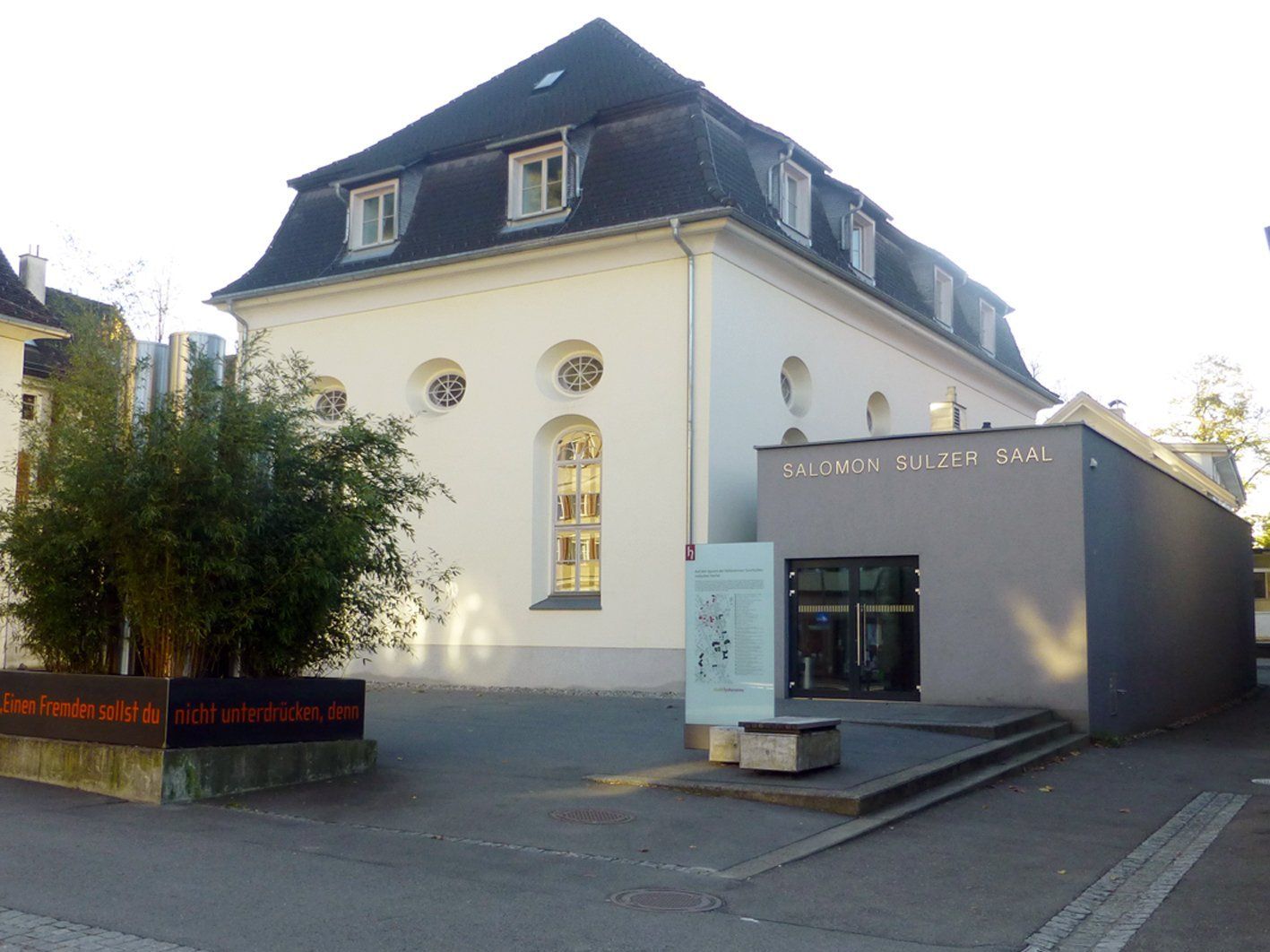 Das Benefizkonzert zu Gunsten der Krebshilfe findet im Salomon-Sulzer-Saal statt. Das Benefizkonzert zu Gunsten der Krebshilfe findet im Salomon-Sulzer-Saal statt.