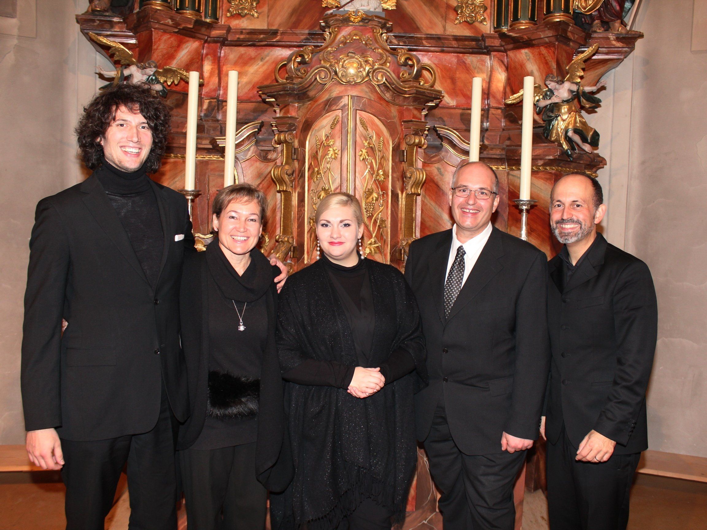 Johannes Schwendinger, Birgit Plankel, Veronika Dünser, Stefan Giesinger und Benjamin Lack.