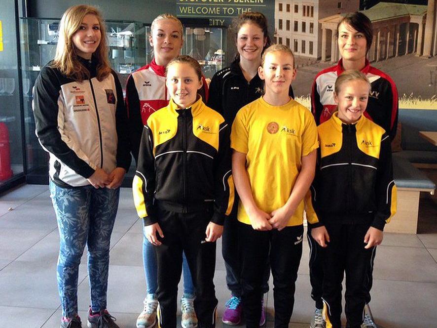 Das Vorarlberger Mädchenteam in Berlin