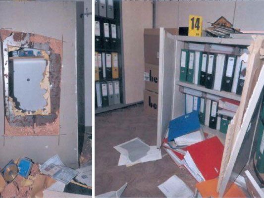 Bei den Einbrüchen hinterließen die Männer ein Bild der Verwüstung. Bei den Einbrüchen hinterließen die Männer ein Bild der Verwüstung.