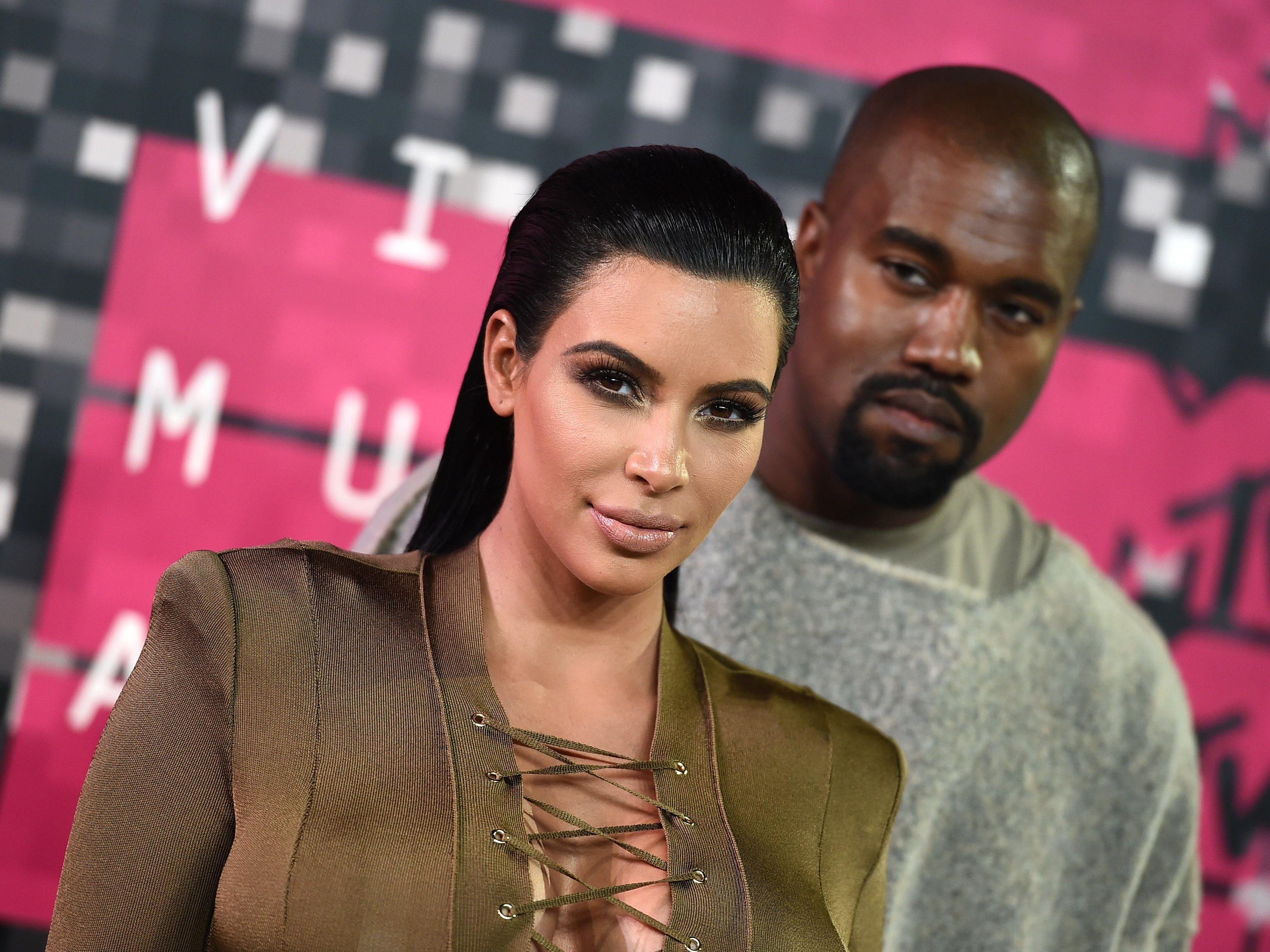 Kim Kardashian und Kanye West.