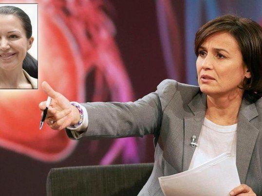 Barbara Kappel ist bei Sandra Maischberger in der Sendung. Barbara Kappel ist bei Sandra Maischberger in der Sendung.