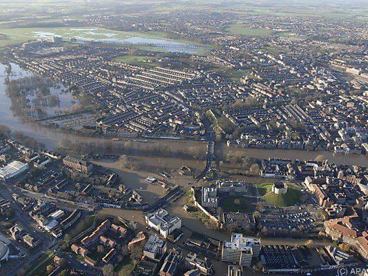 Massive Überschwemmungen in York