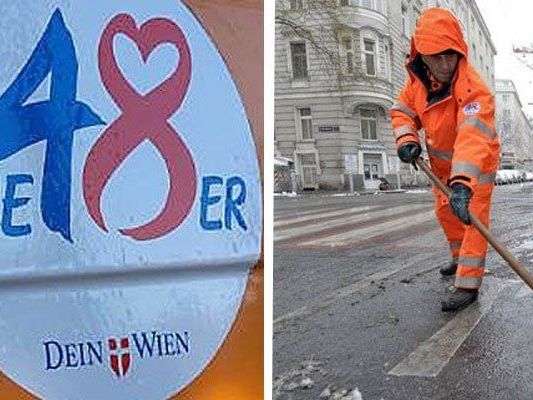 Die MA 48 sorgt auch zu Weihnachten für ein sauberes Wien Die MA 48 sorgt auch zu Weihnachten für ein sauberes Wien