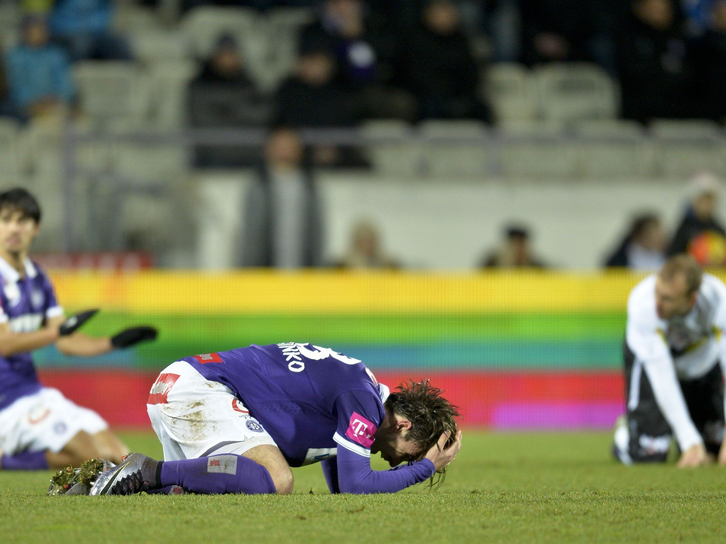 Die Wiener Austria schaffte es nicht zur Winterkrone. Die Wiener Austria schaffte es nicht zur Winterkrone.