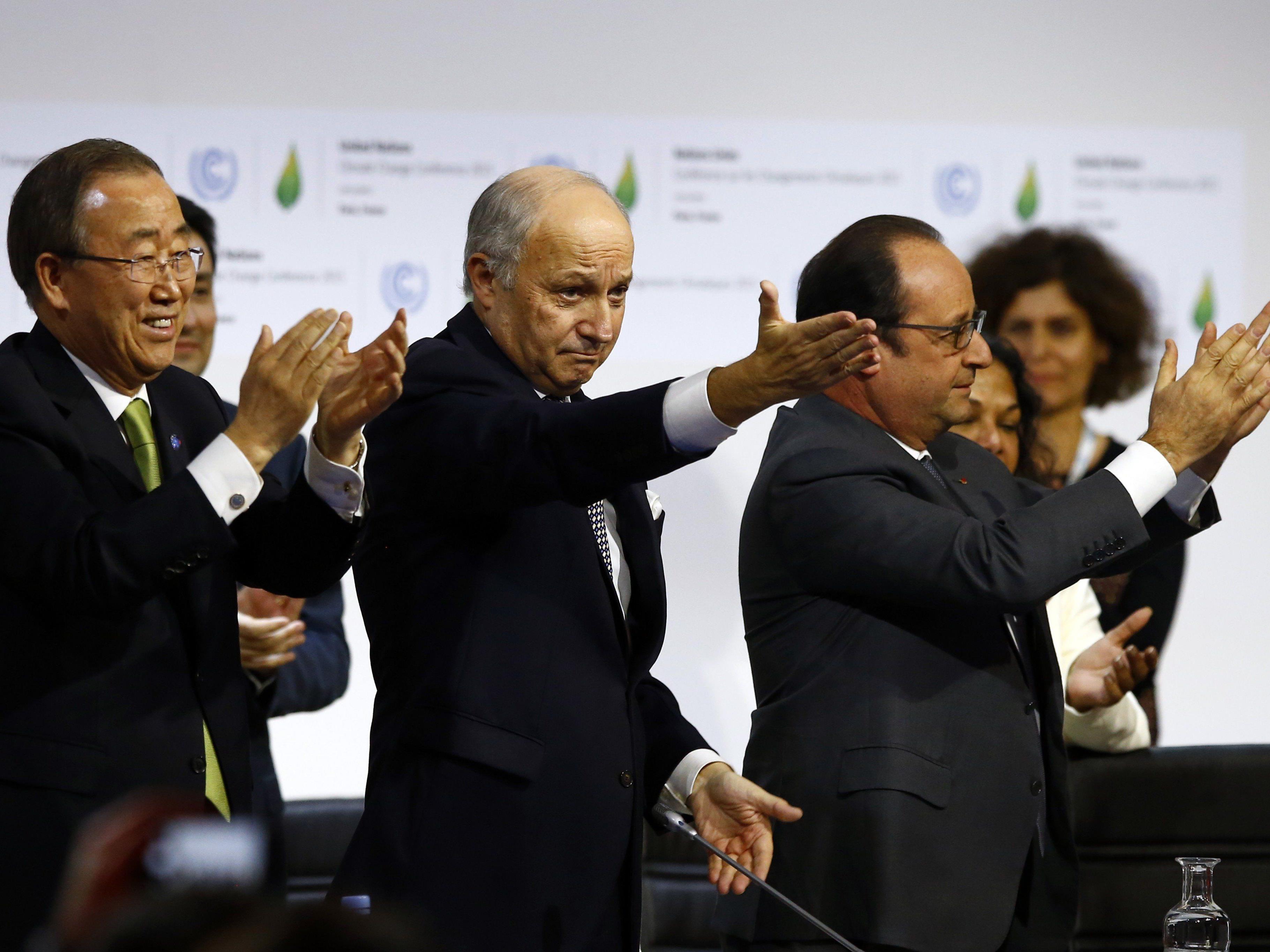 Die Politik feierte den Abschluss des Pariser Klimavertrages.