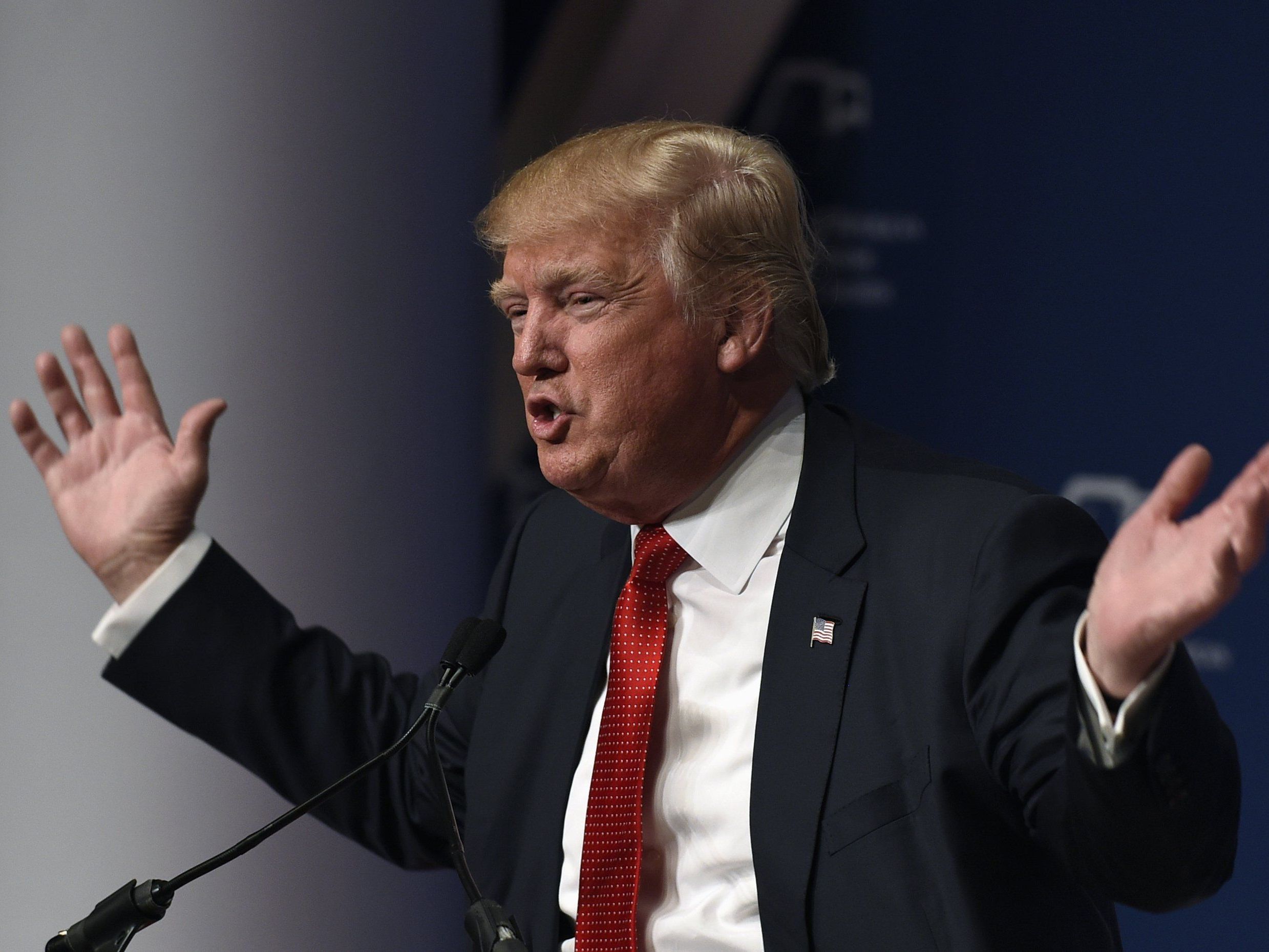 Trumps kontroverse Aussagen sorgen immer wieder für Aufregung. Trumps kontroverse Aussagen sorgen immer wieder für Aufregung.