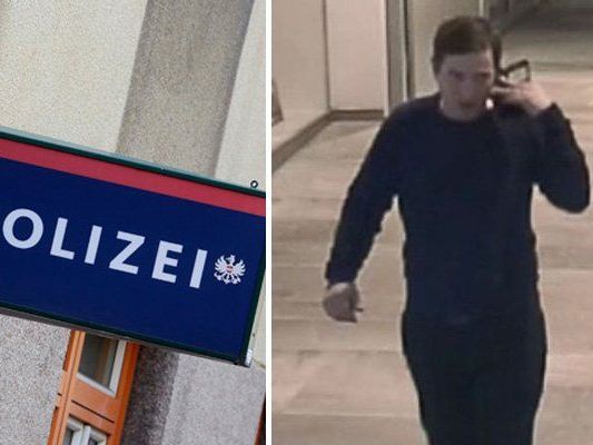 Die Polizei sucht diesen Mann. Die Polizei sucht diesen Mann.