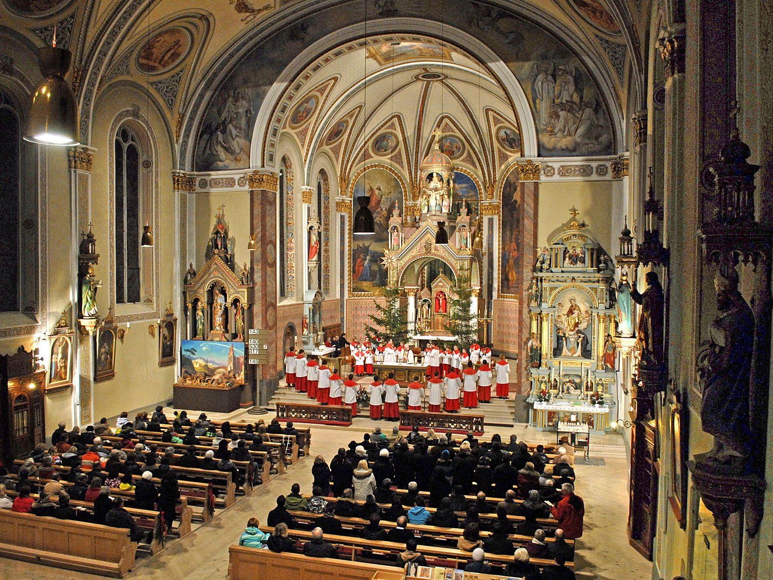 Christmette in der Pfarrkirche Schruns im Jahr 2011 Christmette in der Pfarrkirche Schruns im Jahr 2011
