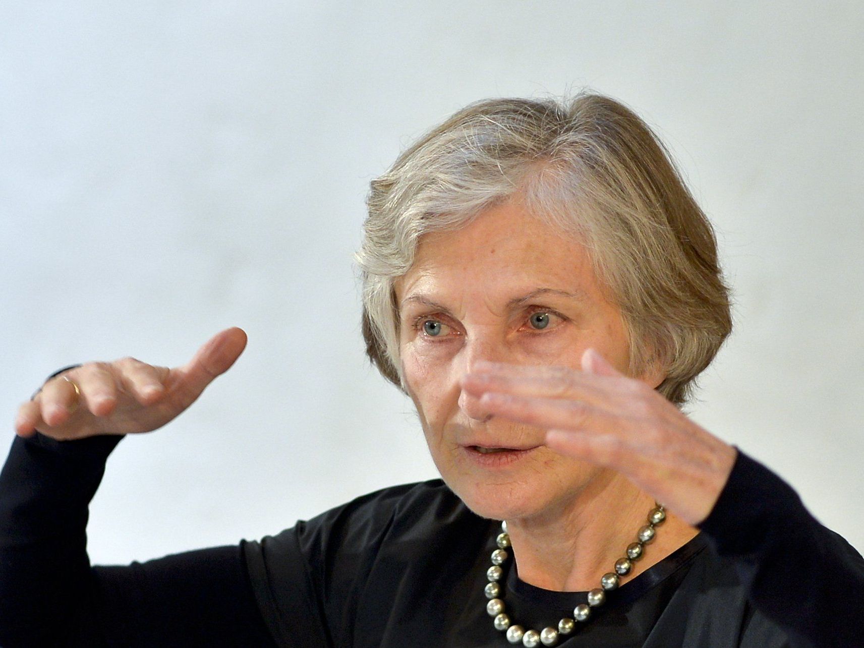 Präsidentschaftskandidatin fordert Fairness im Wahlkampf. Präsidentschaftskandidatin fordert Fairness im Wahlkampf.