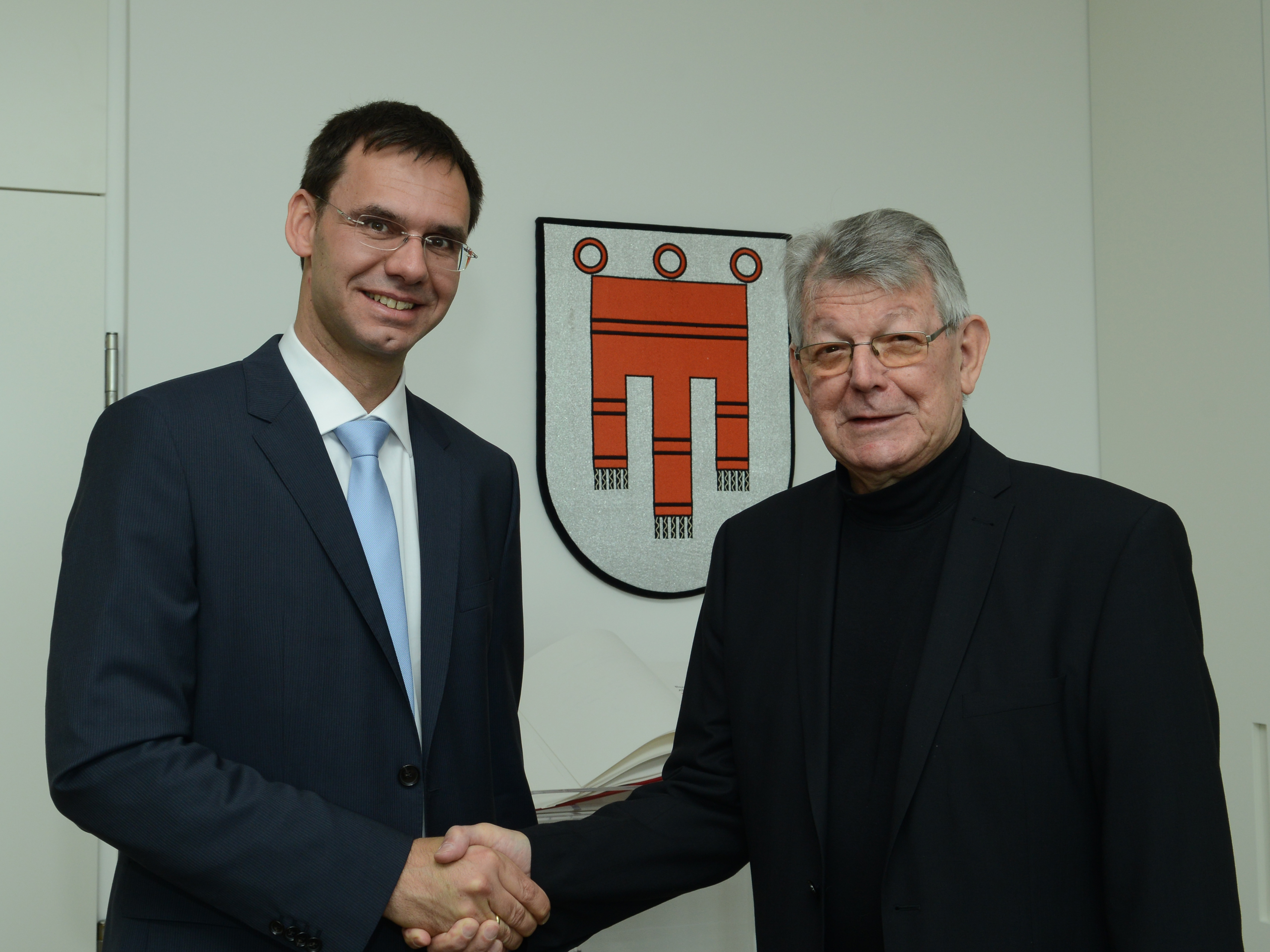 Im Mai 2013 besuchte Bischof Erwin Kräutler Landeshauptmann Markus Wallner im Landhaus in Bregenz.