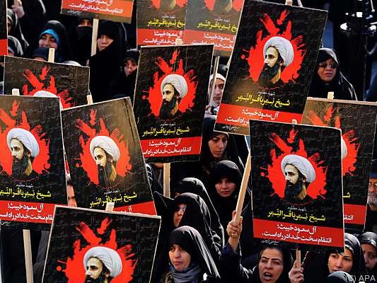 Wütende Proteste nach Hinrichtung eines schiitischen Geistlichen