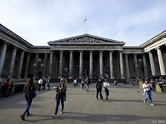 Das Kreuz wird im British Museum ausgestellt Das Kreuz wird im British Museum ausgestellt
