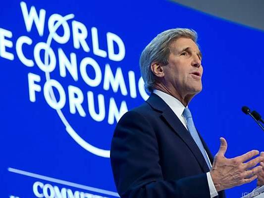 US-Außenminister John Kerry in Davos