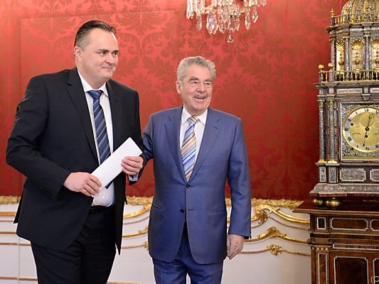 Doskozil wieder bei Bundespräsident Fischer Doskozil wieder bei Bundespräsident Fischer
