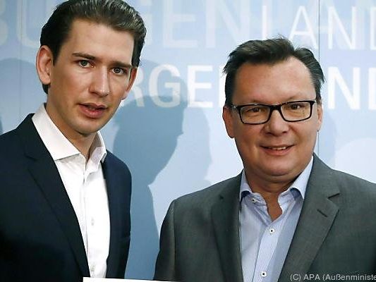 Kurz und Darabos wollen "bestmöglich" integrieren Kurz und Darabos wollen "bestmöglich" integrieren